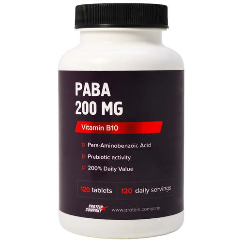 ���� ������� PROTEIN.COMPANY PABA ������������������ �������, 90 �, 250 ��, 120 ��., ������ �� 516 ���