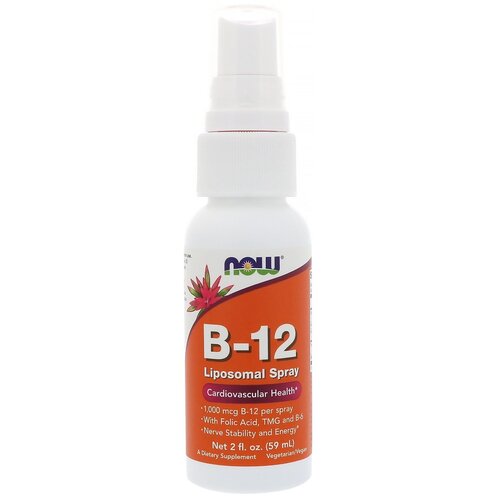 ���� ����� NOW B-12 Liposomal Spray, 100 �, 59 ��, ������ �� 2080 ���