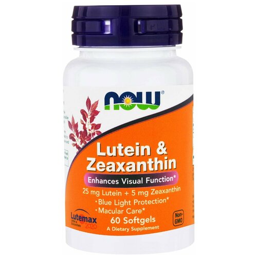 ���� ������� NOW Lutein & Zeaxanthin, 50 �, 100 ��, 60 ��., ������ �� 3360 ���