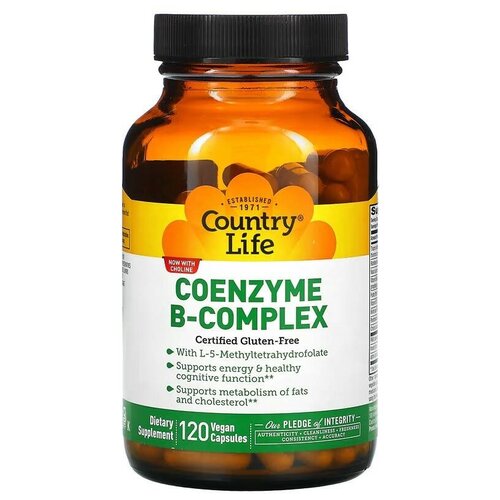 ���� ������� Country Life �oenzyme B-complex, 380 �, 100 ��, 120 ��., ������ �� 4490 ���