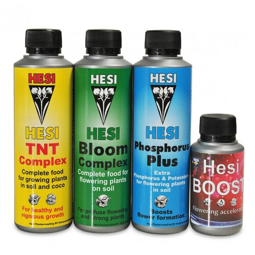    HESI Pack Soil (TNT omplex 250 + Bloom Comlex 250 + Phosphorus Plus 250 + Boost 100) 4     -     , -, 