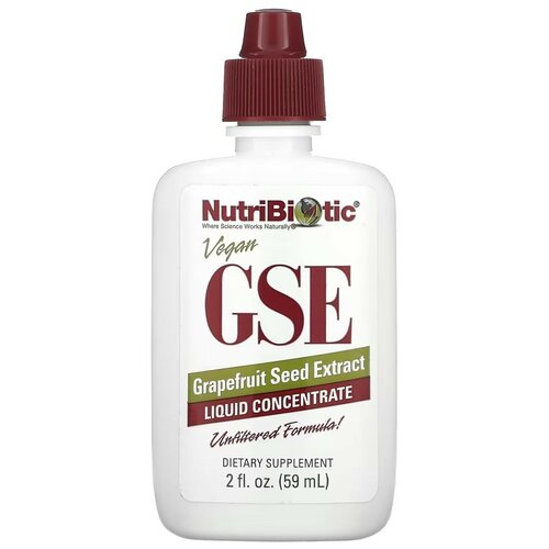 ���� ����� NutriBiotic GSE Grapefruit Seed Extract, 110 �, 59 ��, ������ �� 2500 ���