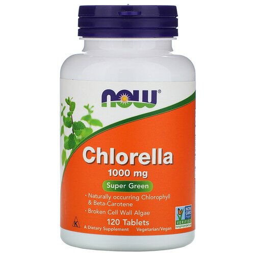 ���� �������� NOW Chlorella 1000 ��, 210 �, 1000 ��, 120 ��., ������ �� 1646 ���