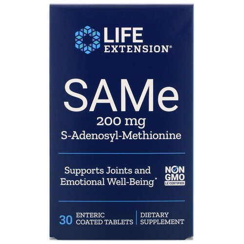 ���� �������� Life Extension SAMe, 90 �, 200 ��, 30 ��., ������ �� 3640 ���