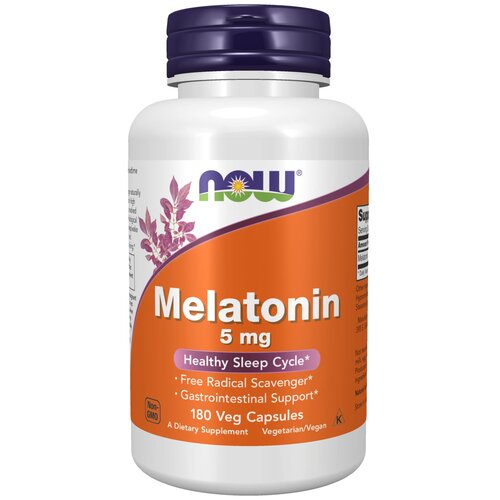 ���� ������� NOW Melatonin, 88 �, 5 ��, 180 ��., ������ �� 1306 ���