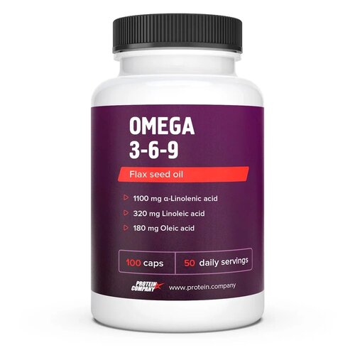 ���� ������� PROTEIN.COMPANY Omega 3-6-9 ����� 3-6-9, 150 �, 250 ��, 100 ��., ������ �� 636 ���