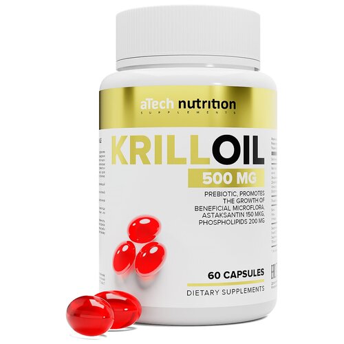���� ������� aTech Nutrition Krill Oil, 0.7 �, 60 ��., ������ �� 631 ���