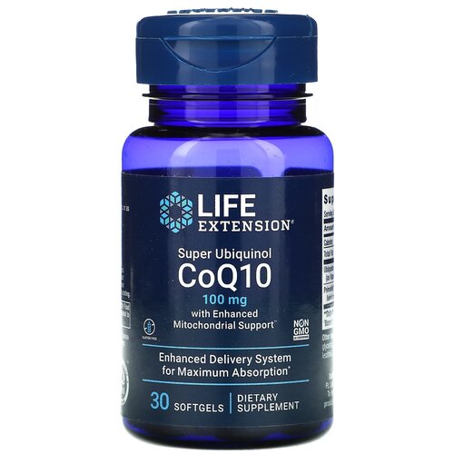 ���� ������� Life Extension Super Ubiquinol CoQ10 with Enhanced Mitochondrial Support, 50 �, 100 ��, 30 ��., ������ �� 3690 ���