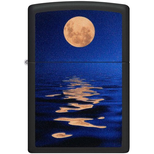      ZIPPO Classic 49810 Moon Sunset   Black Light -  ,   7120 