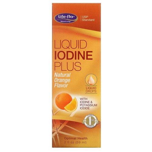 ���� ����� Life-Flo Liquid Iodine Plus, 90 �, 59 ��, ������ �� 1562 ���