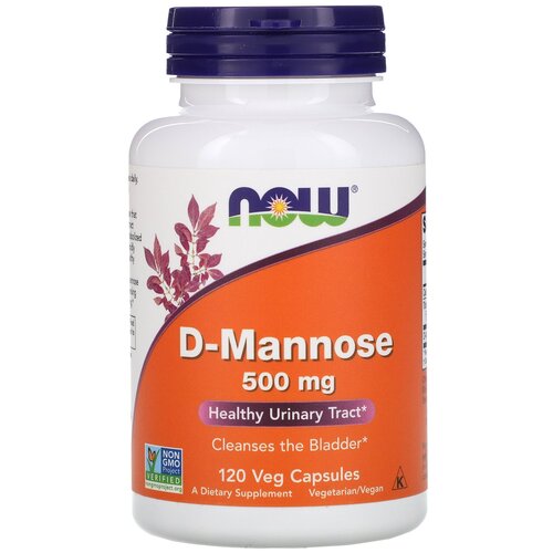 ���� NOW Foods, D-Mannose, 500 mg, D-�������, 500 ��, 120 �������������� ������, ������ �� 2479 ���