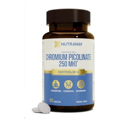 ���� ������� � ���� �CHROMIUM PICOLINATE� (����� ���������) NUTRAWAY 60 ��������, ������ �� 396 ���