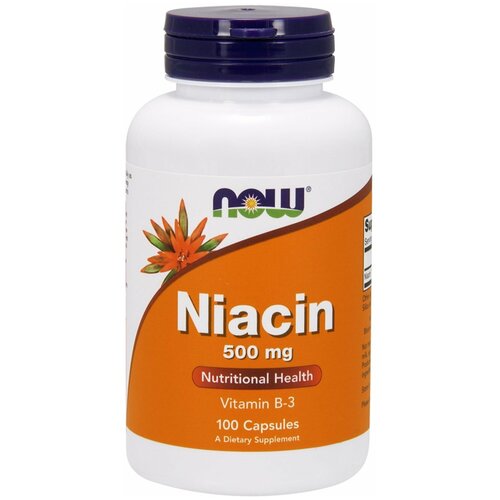 ���� ������� NOW Niacin, 90 �, 500 ��, 100 ��., ������ �� 2030 ���