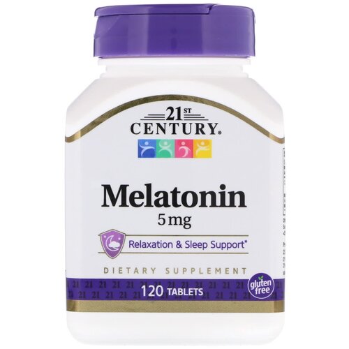 ���� �������� 21st Century Melatonin, 100 �, 5 ��, 120 ��., ������ �� 1999 ���