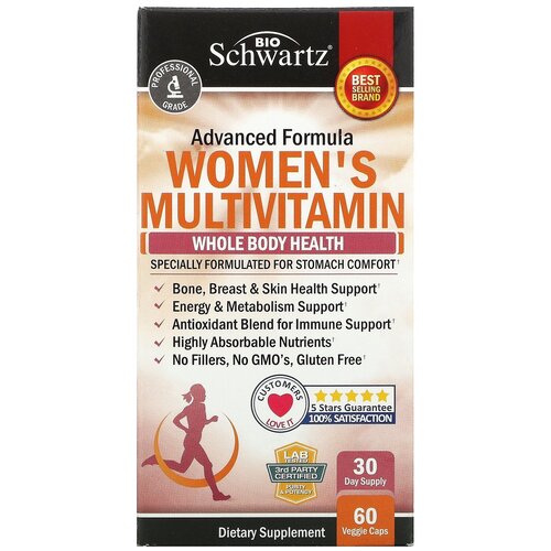 ���� ������� BioSchwartz Women's multivitamin, 100 �, 60 ��., ������ �� 1067 ���