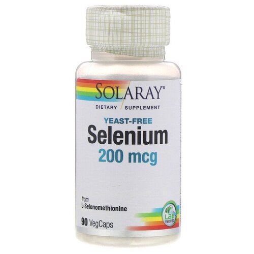 ���� ������� Solaray Selenium (yeast-free), 70 �, 200 ���, 90 ��., ������ �� 2506 ���