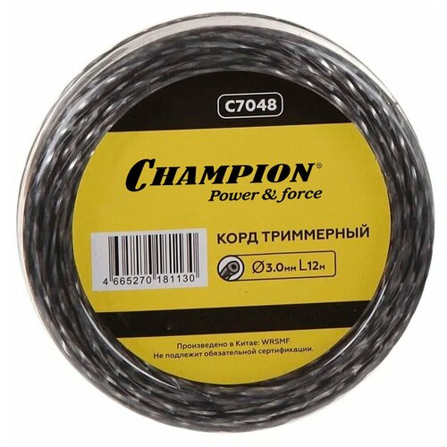   CHAMPION Tri-twist 3.0*12 ( ),   500 