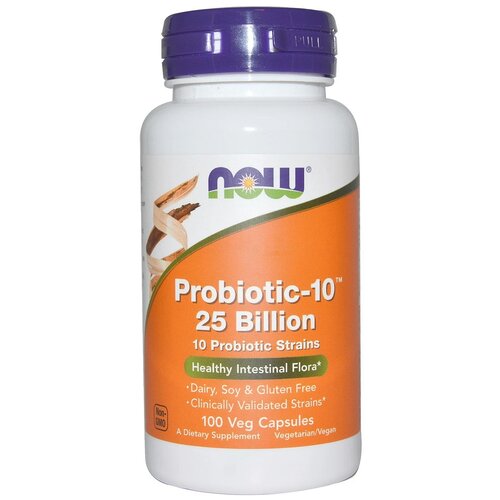���� ������� NOW Probiotic-10 25 Billion, 350 �, 100 ��., ������ �� 5145 ���