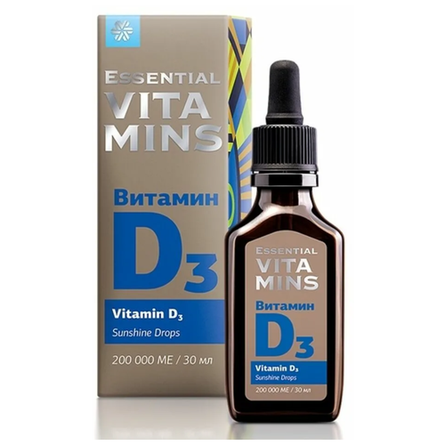 ���� Essential Vitamins ������� D3 ��., 30 ��, 100 �, ������ �� 739 ���