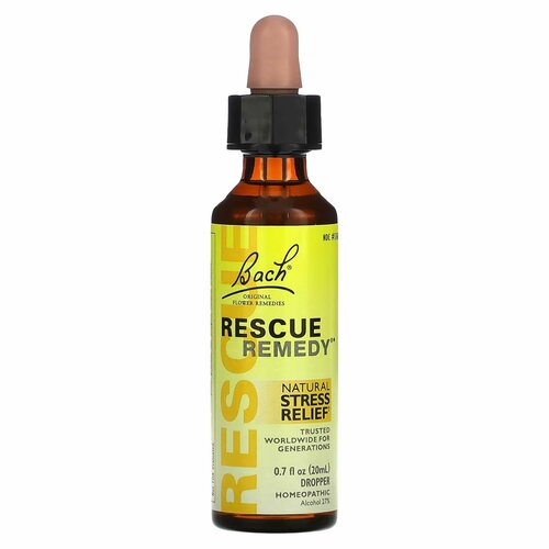 ���� Bach, ����� ��� ������ ������� ����������� ������������� �������� Original Flower Remedies, Rescue Remedy, 20 ��, ������ �� 6000 ���