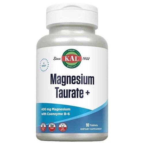 ���� �������� KAL Magnesium Taurate+, 250 ��, 400 ��, 90 ��., ������ �� 2690 ���