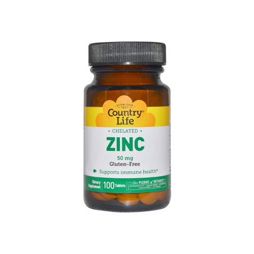 ���� Country Life Chelated Zinc (�������� ����) 50 �� 100 ��������, ������ �� 1979 ���