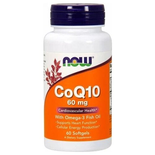 ���� ������� NOW CoQ10, 60 ��, 60 ��., ������ �� 2199 ���