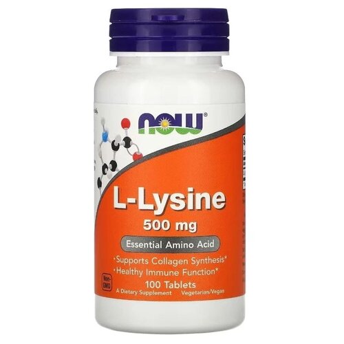 ���� �������� NOW L-Lysine, 110 �, 271 ��, 500 ��, 100 ��., ������ �� 890 ���