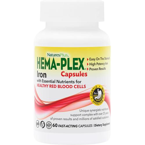 ���� ������� Natures Plus Hema-Plex, 100 �, 90 ��, 60 ��., ������ �� 1740 ���