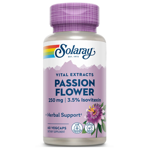 ���� Solaray Guaranteed Potency Passion Flower Aerial Extract (�������� ����������) 250 �� 60 ������, ������ �� 1698 ���