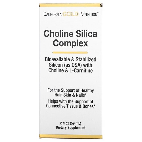 ���� California Gold Nutrition Choline Silica Complex ��., 59 ��, 110 �, ������ �� 619 ���