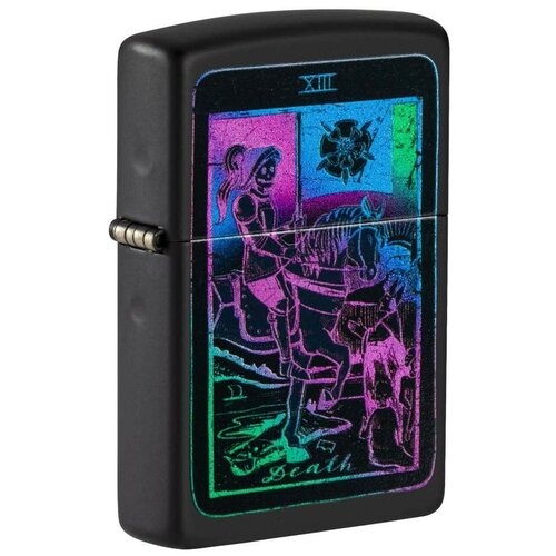 ���� ��������� Zippo 49698 ���������� Tarot Card Black Matte, ������ �� 7336 ���