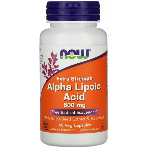 ���� �����-�������� ������� ������ Alpha Lipoic Acid Extra Now Foods 600 �� 60 ������, ������ �� 16980 ���