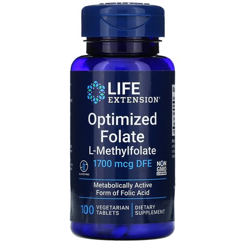 ���� �������� Life Extension Optimized Folate, 50 �, 100 ��., ������ �� 1946 ���